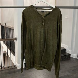 AS NEW BUFFALO DAVID BITTON MEN LONG SLEEVES SHIRT SIZE ZXL/TG